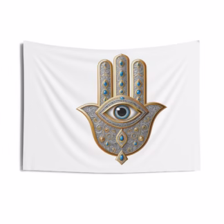 Judaica-Prints-Hamsa-Indoor- Wall- Tapestry